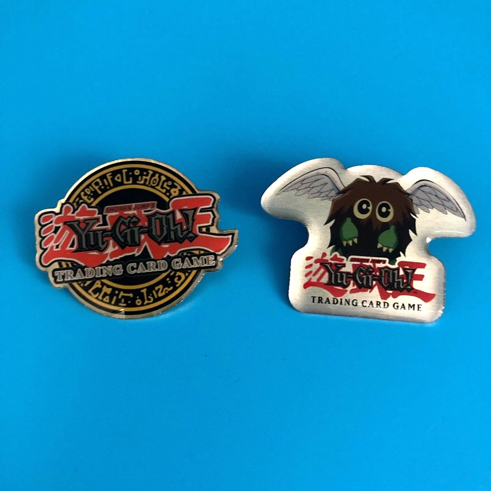 Vintage Yu-Gi-Oh! TCG Enamel Pin Set - Logo & Winged Kuriboh - Set of 2